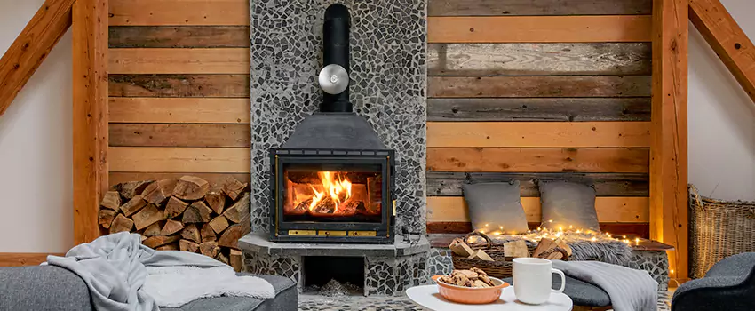 Thelin Hearth Products Direct Vent Gas Stove Fireplace Inspection in East Honolulu, Hawaii